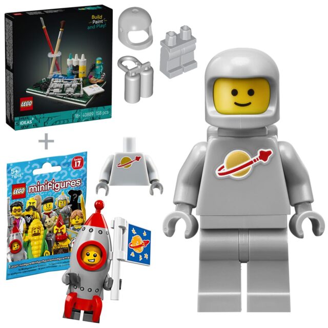 cadeau LEGO Ideas 40889 Build, Paint and Play !