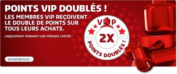 LEGO VIP points doublés