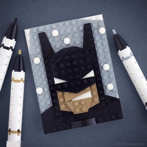 Brick Sketch Batman