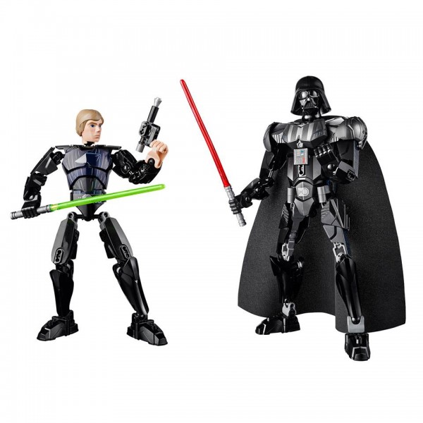 LEGO Star Wars Constraction Figures Luke Skywalker (75110) Darth Vader (75111)