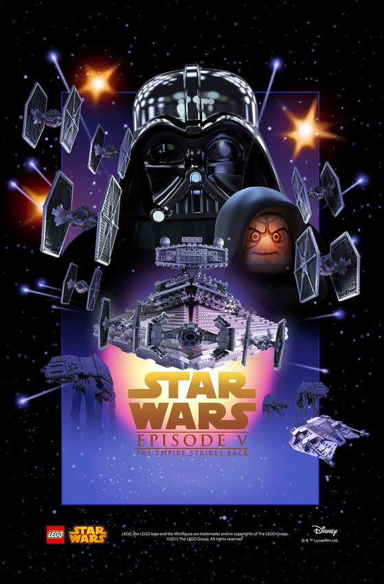 lego star wars poster episode V