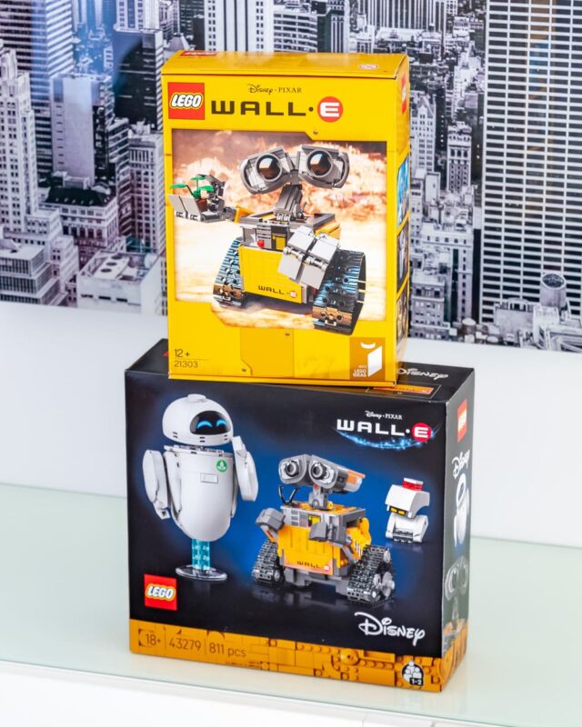 LEGO Disney 43279 WALL-E and EVE vs. l'original LEGO Ideas 21303 WALL-E