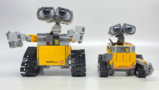 LEGO Disney 43279 WALL-E and EVE vs. l'original LEGO Ideas 21303 WALL-E