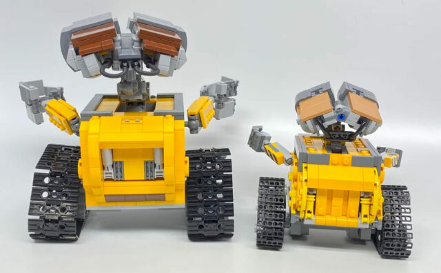 LEGO Disney 43279 WALL-E and EVE vs. l'original LEGO Ideas 21303 WALL-E
