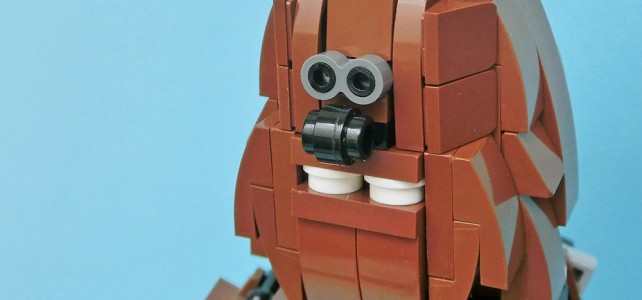LEGO Chewbacca zoom