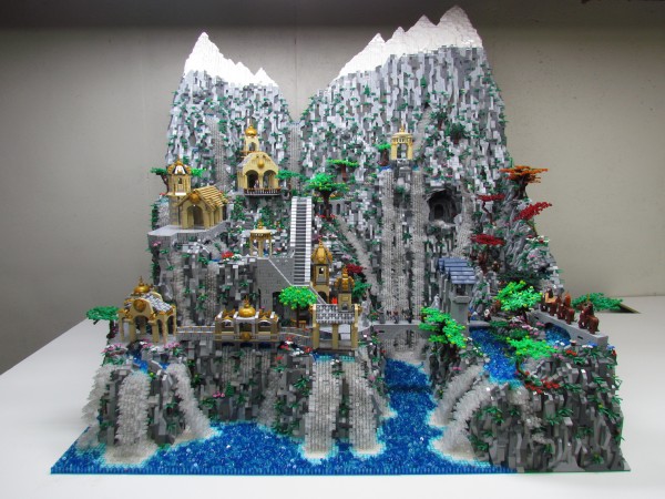 LEGO Ideas Rivendell diorama