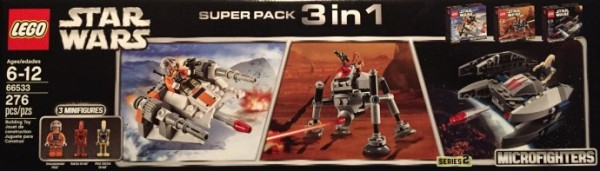 66533 LEGO Star Wars Microfighters Super Pack 3 in 1 (Series 2)