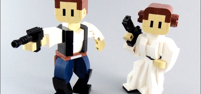 LEGO Han et Leia Brickfigures