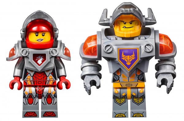 LEGO Nexo Knights minifigs Macy Axl