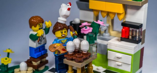 REVIEW LEGO 40121 – Seasonal – Painting Easter Eggs