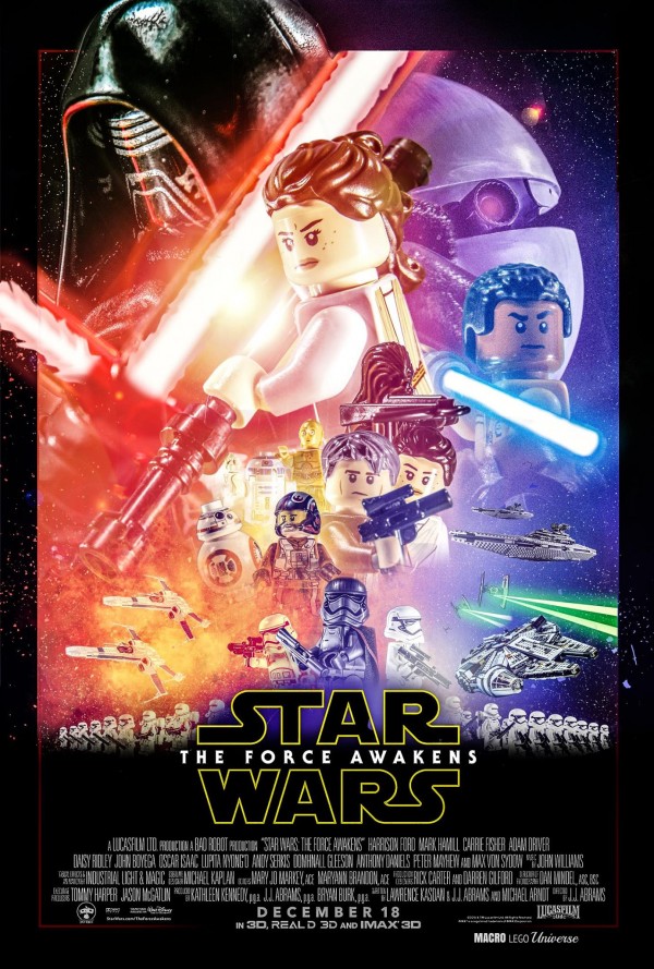 affiche LEGO The Force Awakens Star Wars