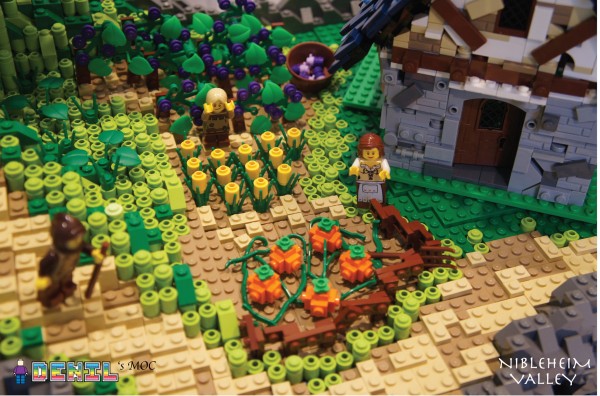 LEGO Nibleheim Valley Rivière fleurs