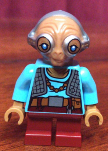 Maz Kanata LEGO face