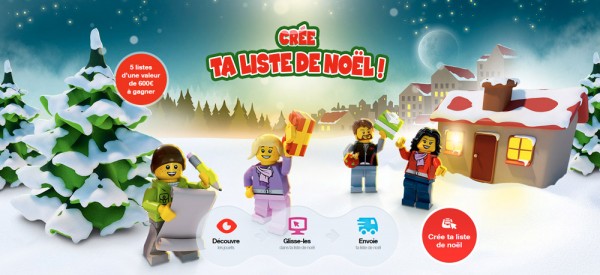 Concours LEGO Crée ta liste de Noel