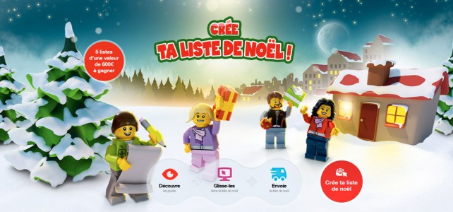 Concours LEGO Crée ta liste de Noel