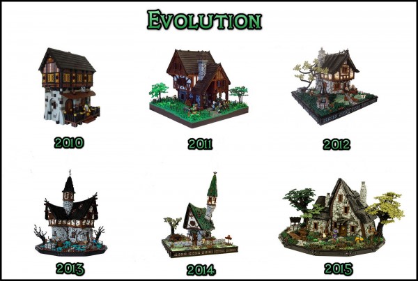 évolution LEGO Castle - A builder must keep evolving!