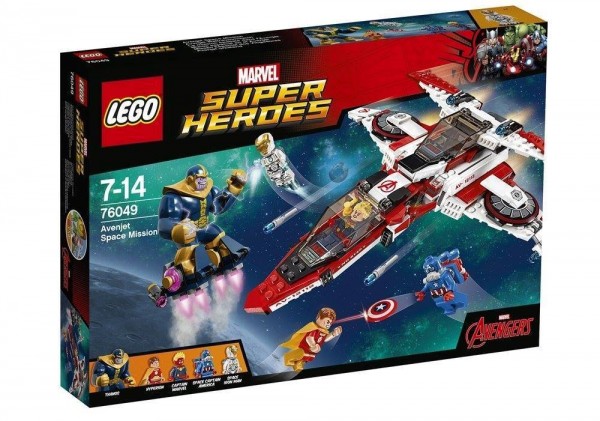 LEGO Marvel 2016 Super Heroes Avenjet Space Mission (76049) box