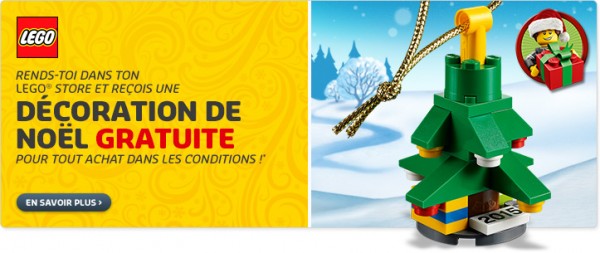 Sapin de Noel décoration LEGO 5003083