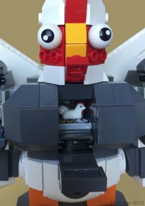 LEGO BokBokTron Meggatron Poulet cockpit