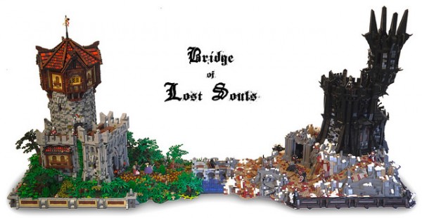 LEGO MOC Le Pont des âmes perdues
