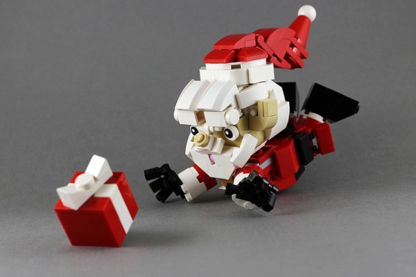 LEGO Pere Noel action