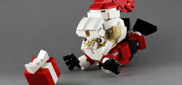 LEGO Pere Noel action