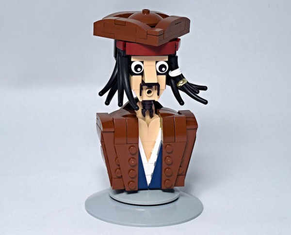 LEGO Pirates des Caraibes buste Jack Sparrow