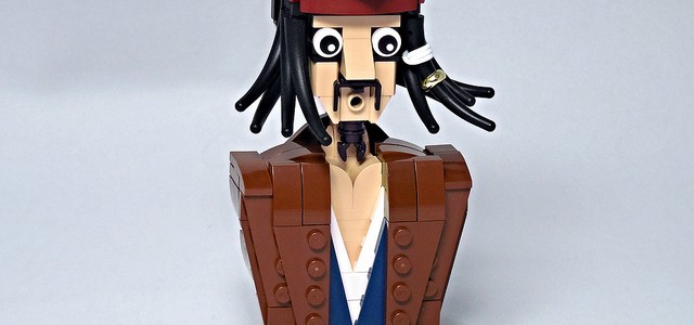 LEGO Pirates des Caraibes buste Jack Sparrow