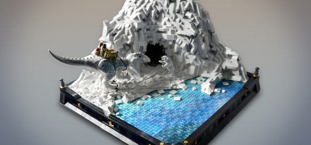 LEGO Indominus Rex vs. Ours polaire