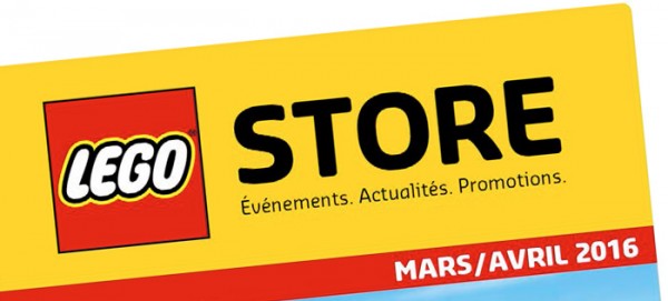 LEGO Store offres mars avril 2016 Store Calendar