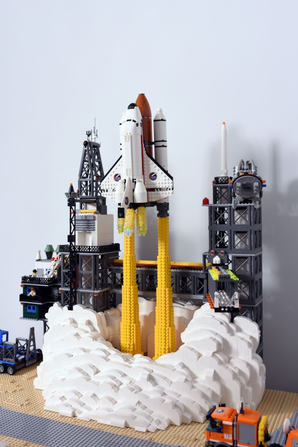LEGO City fusée décollage