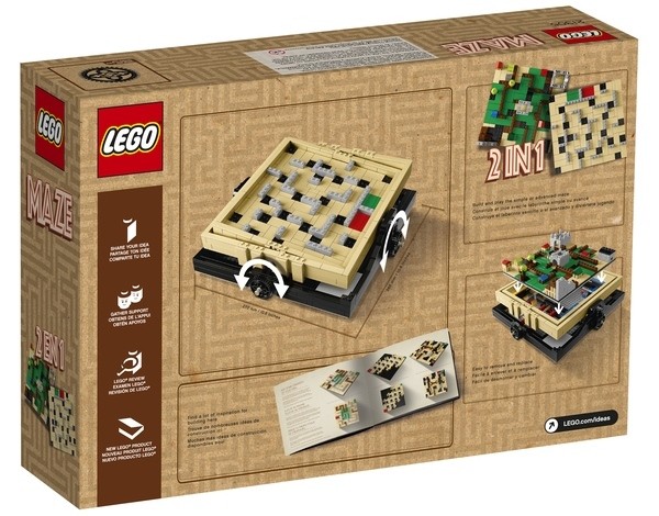 LEGO Ideas 21305 Maze back