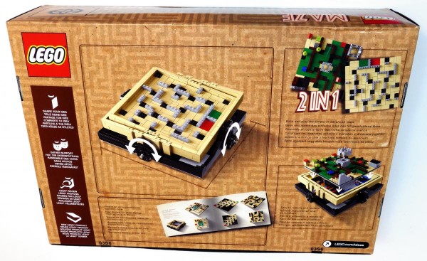 LEGO Ideas 21305 Maze review box back