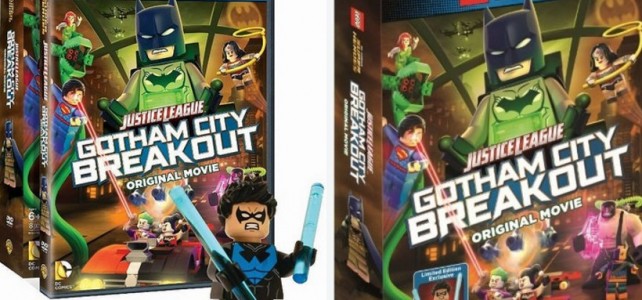 Lego Gotham City Breakout Exclusive Blue Nightwing Minifigure