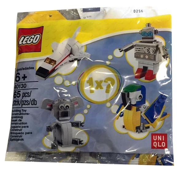 Uniqlo polybag LEGO