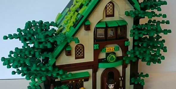 Auberge LEGO Elves : le dragon endormi