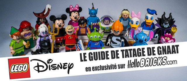 Guide de tatage minifigs LEGO Disney
