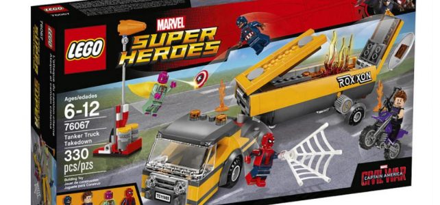 LEGO 76067 Marvel Super Heroes Tanker Truck Takedown box