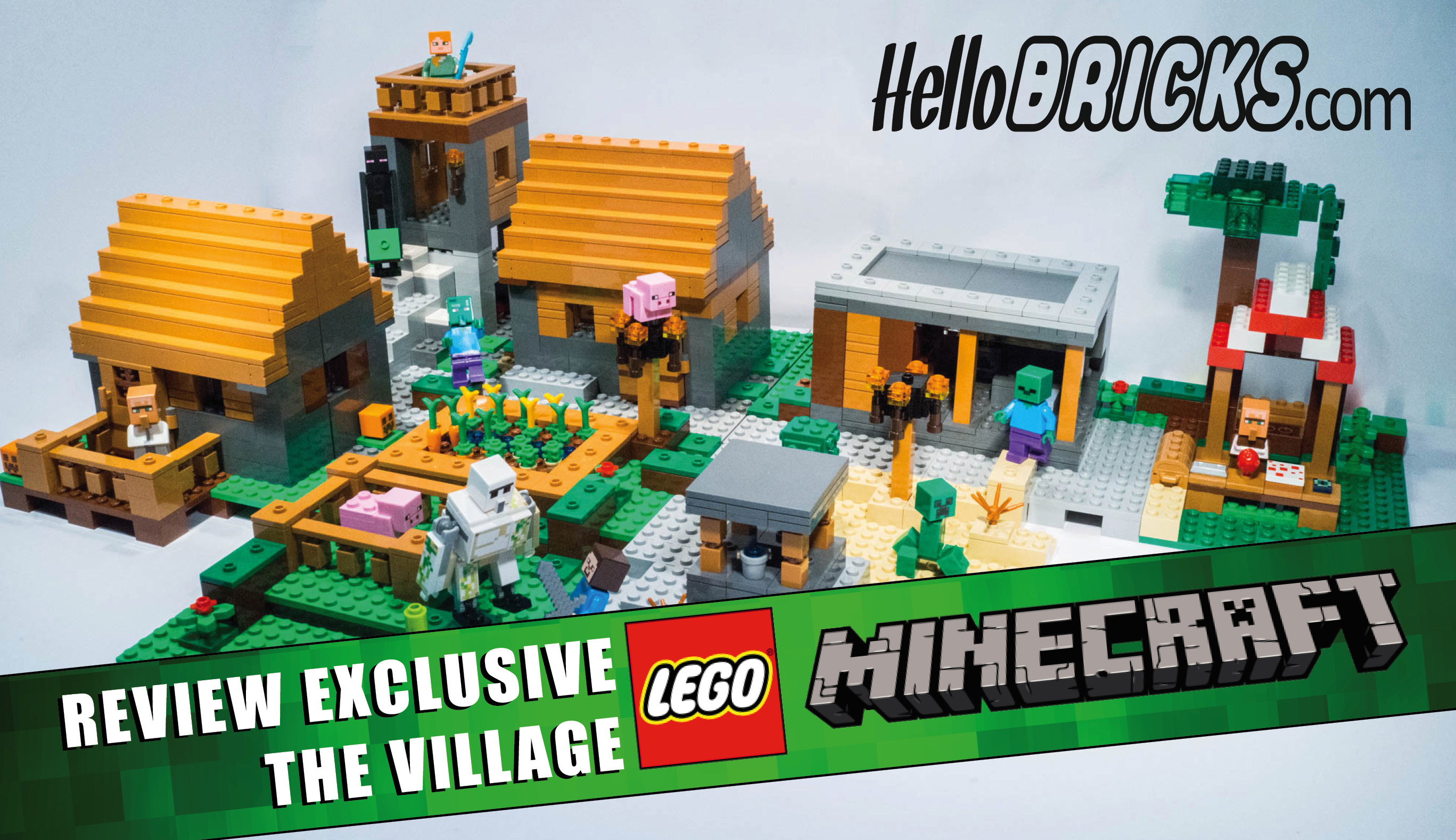 REVIEW LEGO Minecraft 21128 Le village - HelloBricks