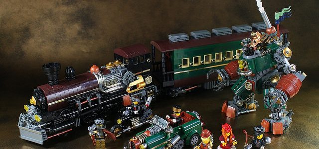 MOC LEGO Train steampunk