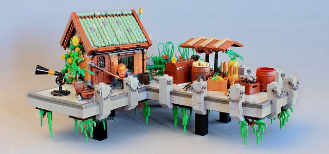 MOC LEGO nouvelle technique pour les toits