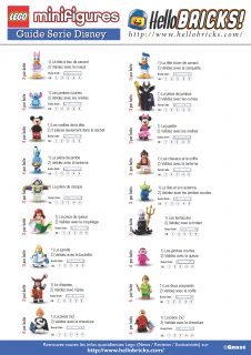 LEGO Disney Minifigurines Guide de tâtage de Gnaat pour HelloBricks