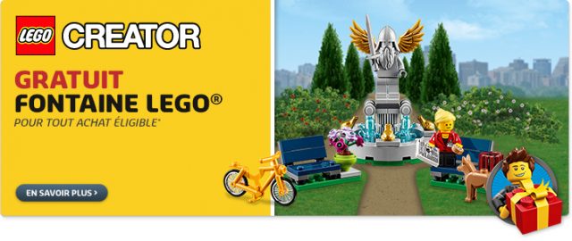 LEGO 40221 fontaine creator