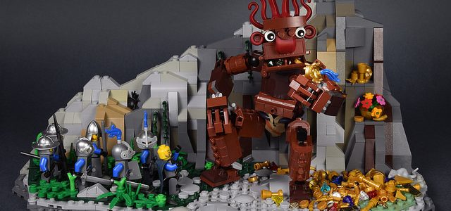 LEGO troll trésor