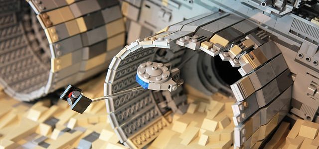 MOC Star Wars 7 poursuite sur Jakku