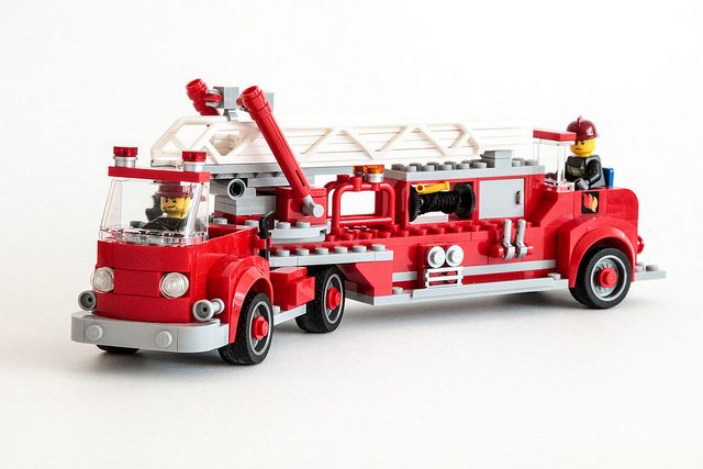 Camion de pompier LEGO vintage