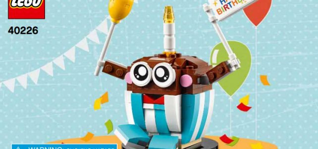 LEGO 40226 Seasonal Birthday Buddy cupcake