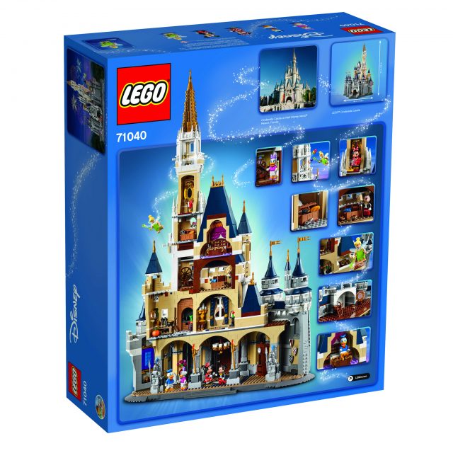 LEGO 71040 The Disney Castle back