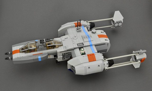 LEGO Star Wars Y-Wing upgraded