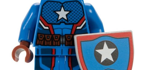 LEGO minifig Captain America SDCC 2016